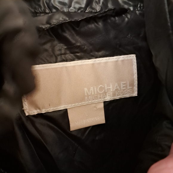 Michael Michael Kors Coat Women's Large L Puffer Quillted Insulated Layered - Picture 4 of 10